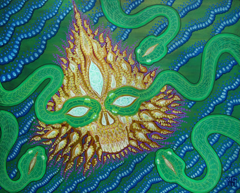 Voodoo Revival, art - Michael Garfield Visionary Art (michaelgarfieldart.com)